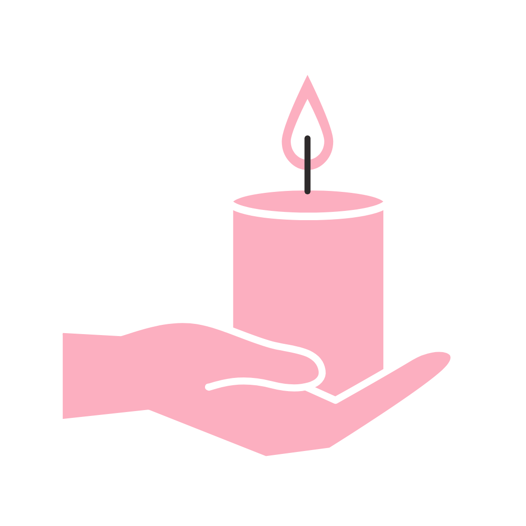 stress relief candle – designed to create a peaceful atmosphere and soothe an anxious mind.